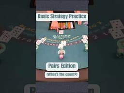 Blackjack Basic Strategy Practice: Pairs