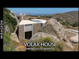 Stone and Concrete House Among Volcanic Rocks | Volax House