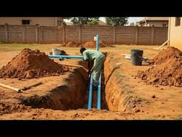 Installation, Testing Of Chamberless Plumbing And Pipe Layouts To Soakaway Update In Edo State.
