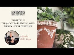 Thrift Flip: Terracotta Planters with Mercy House Chitenge