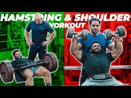 Hamstrings & Shoulder Workout|| 4 Weeks Complete Of Bulking|| Condition Update||