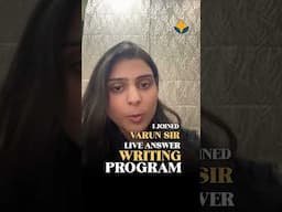 Behind AIR 97: Aditi Chhaparia | Live Answer Writing & Write Smart Review | UPSC 2024 Final Results