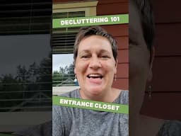 Decluttering 101. Entrance Closet. How to Declutter, Organize & Reclaim Your Home!