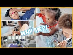 Single Mom Life Vlog: Cook & Clean With Me, Car Trouble Meltdown, Kids Water Day & More | Ellarie