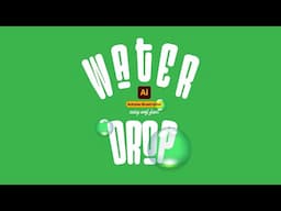 DRAWING A WATER DROP IN ADOBE ILLUSTRATOR