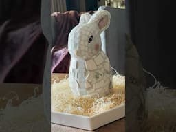 Bring the Outdoors In: Spring Tablescape with a Mosaic Bunny Cement Garden Figure 🐇🌿