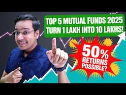 Best 5 Mutual Funds to Invest Now ✅ | SIP Ke Liye Top 5 Funds for Beginners (2025)