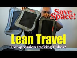 LEAN TRAVEL Compression Packing Cube Organizers (6 Pack)