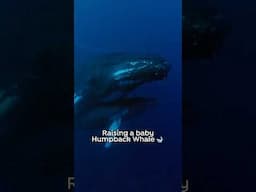 A Baby Humpback Whale is vulnerable, but raising them cam still be fun! #humpbackwhale #ocean