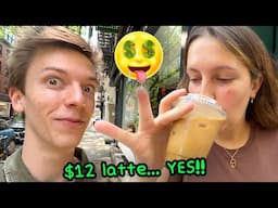 trying EVERY viral coffee in nyc