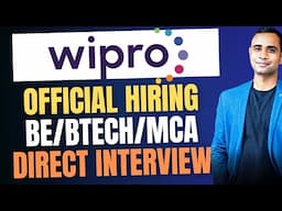 Wipro Offcampus Biggest Hiring | BE/Btech/MCA | Manual Tester Job | Batch 2024