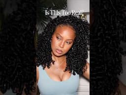 My Hair Wasn’t Supposed to Look THIS Real…👀 #naturalhair #hair #hairstyle #grwm #wigs #hairtutorial