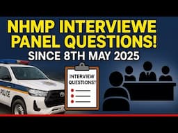 National Highway and Motorway Police Interview | List of Questions asked by panel ❓|