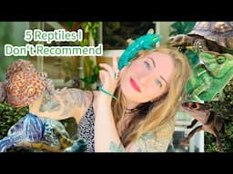 5 Reptiles I Don’t Recommend Keeping