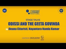 Odissi and the Geeta Govinda. Ileana Citaristi and Nayantara Nanda Kumar