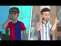Messi le da ánimo a Yamal tras perder con CR7