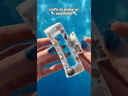 the BEST souvenir 🐚 THAT YOU CAN MAKE 🌊 diy seashell claw clip #summeronshorts