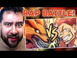 REACTION - KURAMA VS SUKUNA RAP BATTLE | RUSTAGE ft. 954MARI