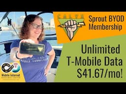 Calyx Institute Sprout Plan - BYOD SIM, Unlimited T-Mobile Data for $41.67/month