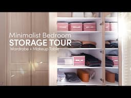 Minimalist Bedroom Storage Ideas | Effortless Wardrobe & Makeup Table Organisers Without Buying More