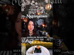THIS is the Key to Maximalist Decor