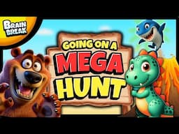 🔴 Bear Hunt, Dino Hunt, & Shark Hunt Brain Break Party! 🔴 Brain Breaks for Kids