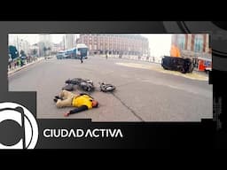 SIMULACRO DE ACCIDENTE VIAL CON DERRAME DE COMBUSTIBLE EN MAR DEL PLATA