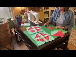 Today's Quilt block | Rosy Quartet | Simple Sewing