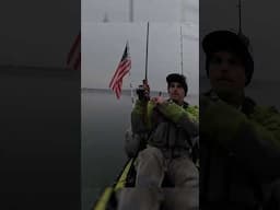 First striped bass on opening day April 15, 2025 #kayakfishing NY