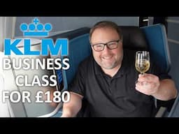 KLM Business Class for £180 | Experience the Full Service (ALL CASH)