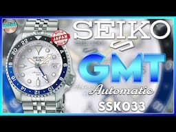 One Of The Best Looking New Seiko 5's Ever! | Seiko 5 "Mr. Freeze" 100m GMT SSK033