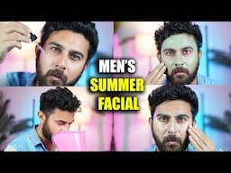 Quick & Easy Summer Facial for Men | Get Clear, Glowing Skin at Home | Remove Suntan Fast 2025