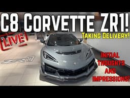 2025 C8 Corvette ZR1 DELIVERED! Initial Thoughts AND Impressions!