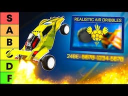 The BEST And WORST Training Packs In Rocket League **TIER LIST**