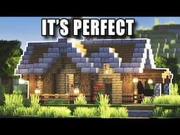 [How To] Build The Perfect Cozy Starter House In Minecraft