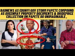 Breaking 45 mins ago ebonyi Gov. do the unimaginable to papete as QUEENMAY properties& bridecollectn