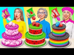 Me vs Grandma Cooking Challenge | Kitchen Battle with Food by Jelly DO Challenge