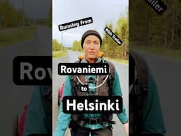 Running from Rovaniemi to Helsinki with Trailer 🏃🏻‍♂️‍➡️🏃‍♀️‍➡️
