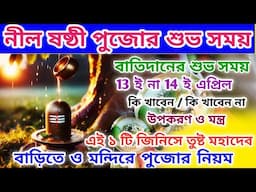 Nil Sasthi Puja 2025 | Nil Sasthi Puja Vidhi | Nil Puja 2025 Date Time | Nil Puja Niyam Upokoron |