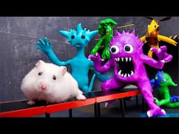 Hamster Adventures In Garten Of Banban Maze In Real Life 🐹 With All New Monster 🐹