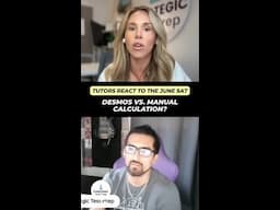 Desmos vs. hand solving? Here's what Luis noticed while taking the June SAT!