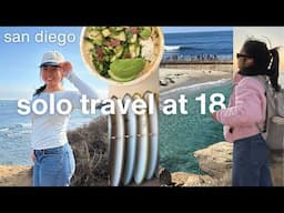 SOLO TRAVELING at 18 | alone in san diego