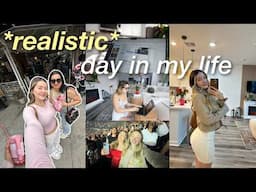 a work day as a YouTuber (the behind the scenes) | thumbnails, brand events, editing