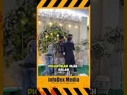 pengantin pria malah di singkirkan oleh temannya