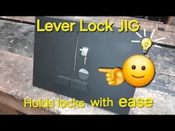 (414) Showing Off A Lock Picking Lever Lock Jig  - Cheap & Very Effective