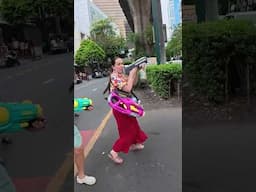Having fun during #songkran in #Thailand 🇹🇭 #short #bangkok #shorts
