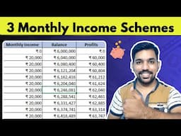 3 Monthly Income Schemes to get Passive Income | #3 Gives Highest Returns