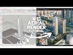 How to create an Aerial Render with V-Ray for Sketchup + Gaussian Splats