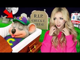 R.I.P CHUCK E CHEESE... WE FOUND HIM AT 3AM :(