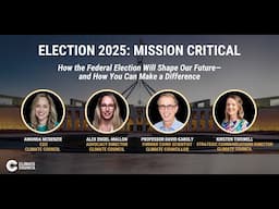 Election 2025: Mission Critical Webinar Highlights